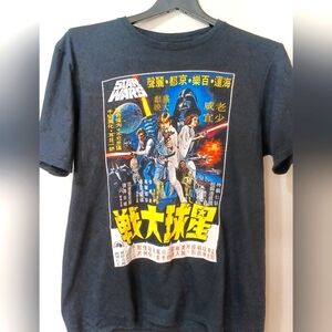 Japanese Star Wars Movie t-shirt unisex Medium shirt sleeves